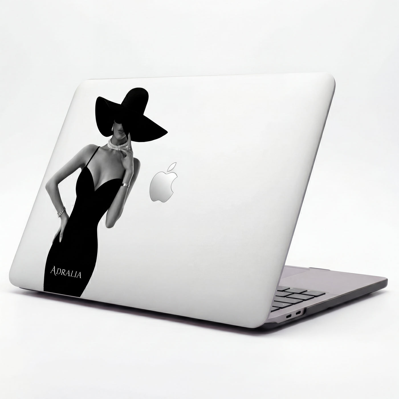 Woman With Hat - MacBook Cases
