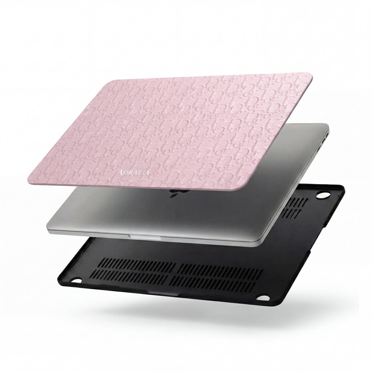 Pink Monogram - MacBook Cases