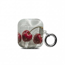 Cherry Splash AirPod Case — Glossy Red Cherry Protective Case