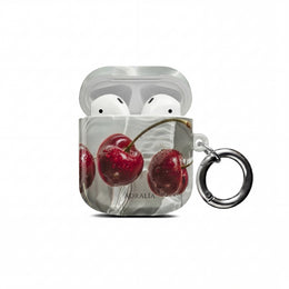 Cherry Splash AirPod Case — Glossy Red Cherry Protective Case