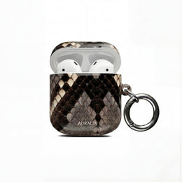 Snake Print AirPod Case — Faux Python Protective Charging Case