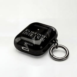Motivational AirPod Case — "It's Not Over Until I Win" Inspirational Protective Cover