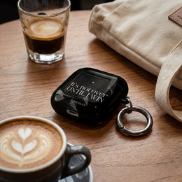 Motivational AirPod Case — "It's Not Over Until I Win" Inspirational Protective Cover