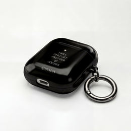 AirPods Case — “I Will Only Get Prettier & Richer” Black Protective Case