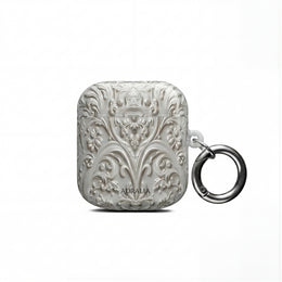 Estuche Damasco en Relieve para AirPods — Funda Protectora Ornamental Vintage