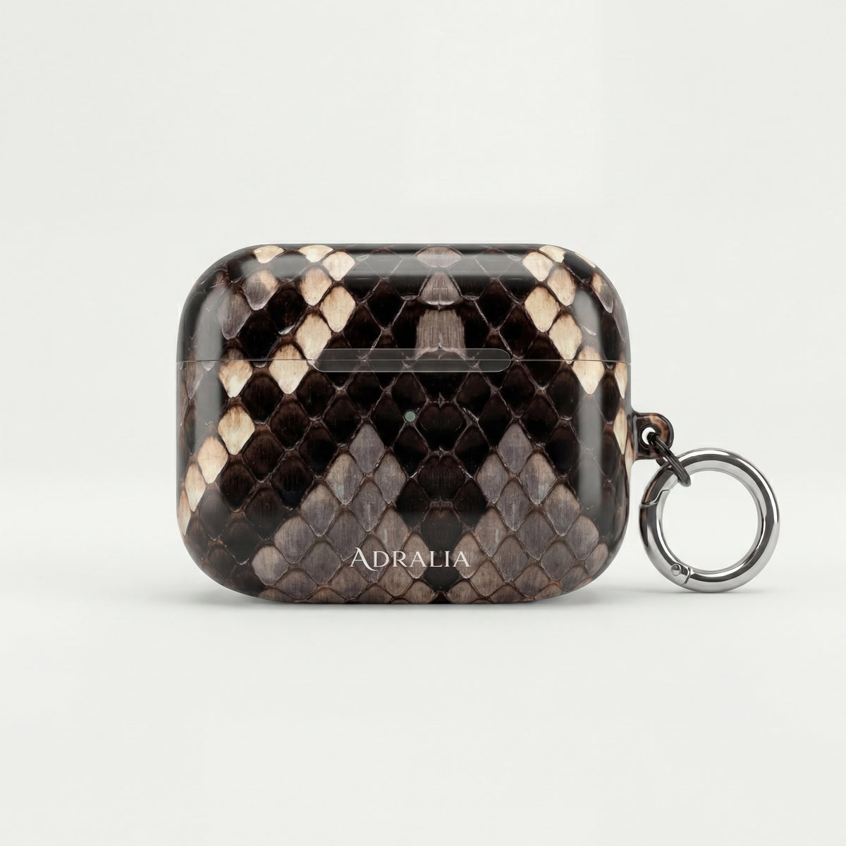 Snake Print AirPod Case — Faux Python Protective Charging Case