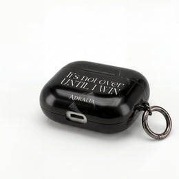 Motivational AirPod Case — "It's Not Over Until I Win" Inspirational Protective Cover