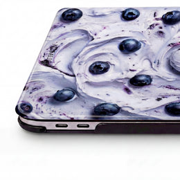 MacBook Case — Blueberry Swirl Protective Sleeve (Food-Inspired Design)