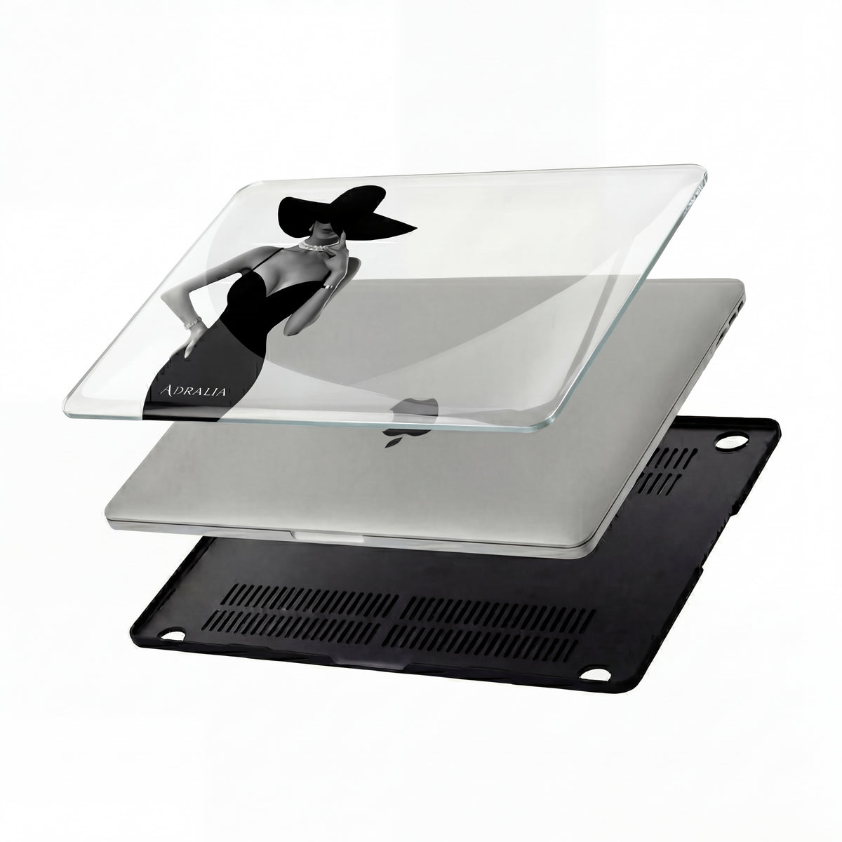 Woman With Hat - MacBook Cases
