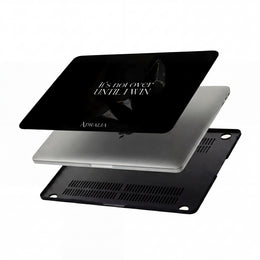MacBook Case - "It's Not Over Until I Win" Motivational Dark Fashion Sleeve