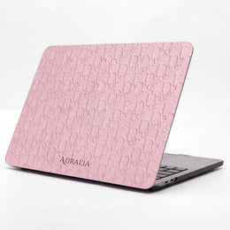 Pink Monogram - MacBook Cases