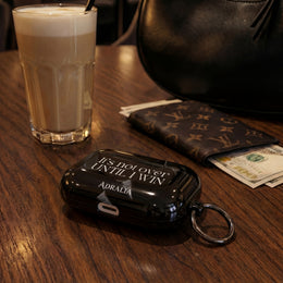 Motivational AirPod Case — "It's Not Over Until I Win" Inspirational Protective Cover