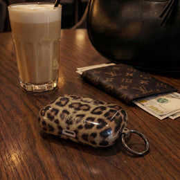 Leopard Print AirPod Case — Stylish Protective Cover