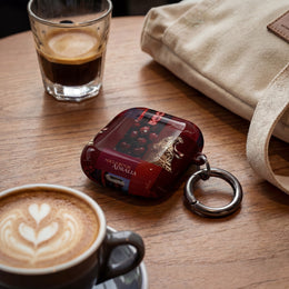 Focus Bitch AirPod Case — Red Leopard Graphic Protective Cover